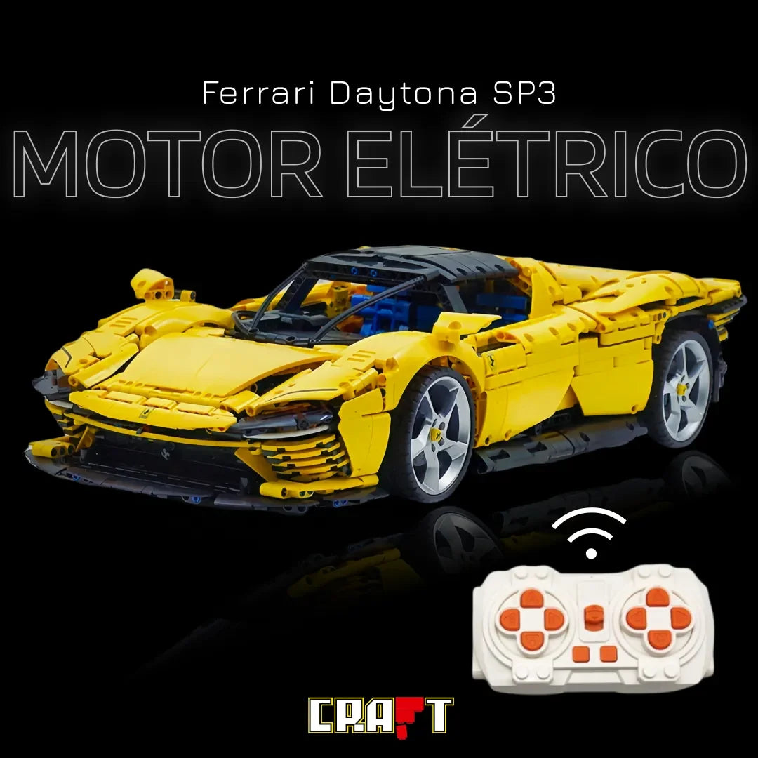 Super Kit Motor Elétrico para a Ferrari Daytona SP3 (3778 pcs)