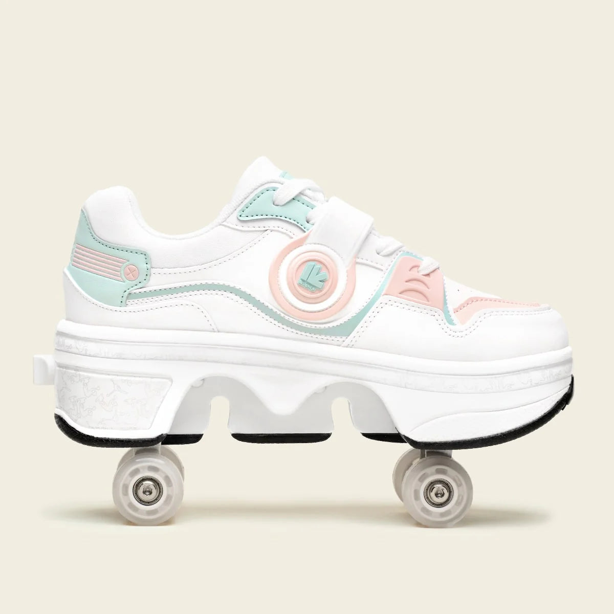 Tênis Patins Kids' Ionic - Pêssego Menta