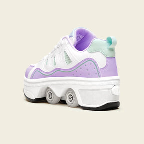 Tênis Patins Kids' Lumi - Menta Lilás