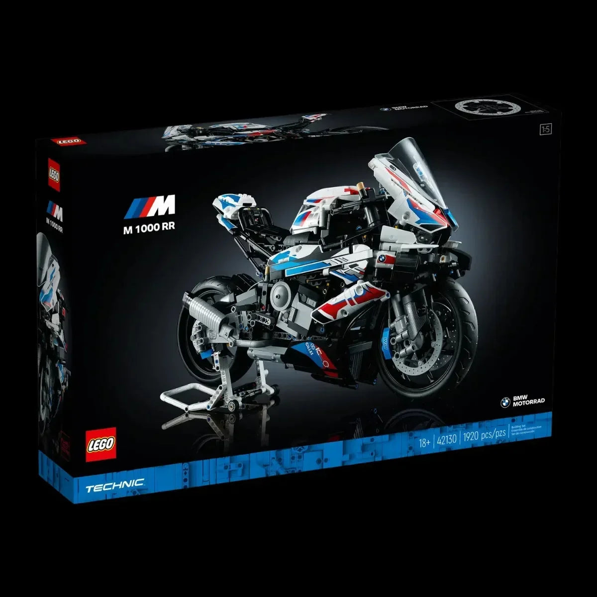 (80% OFF) BMW M 1000 RR de 45 centímetros de comprimento e 27 cm de altura (1920 peças)
