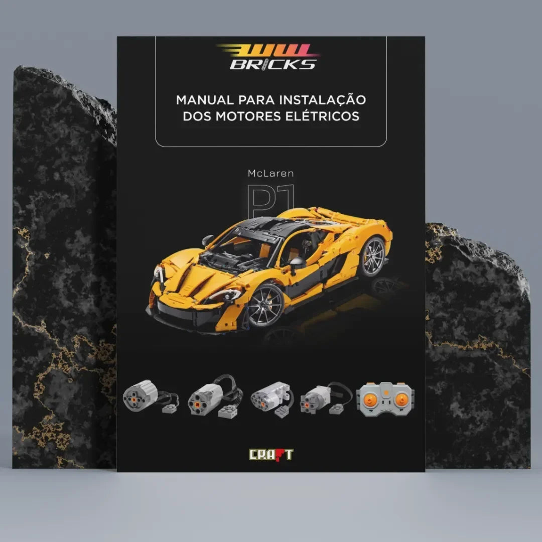 Super Kit Motor Elétrico para a McLaren P1 (3893 pçs)
