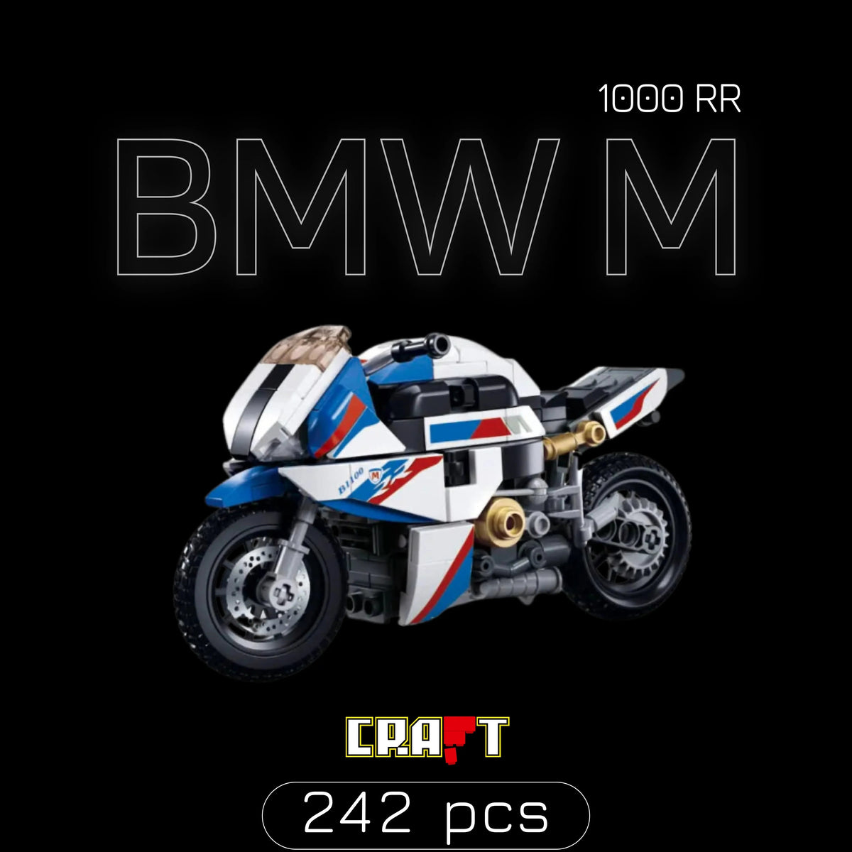 Moto BMW M 1000RR (242 peças)